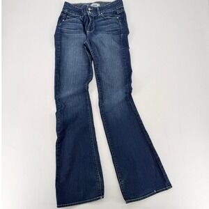 Paige Hidden Hills Bootcut Jeans Womens 28 Medium Wash Stretch Denim